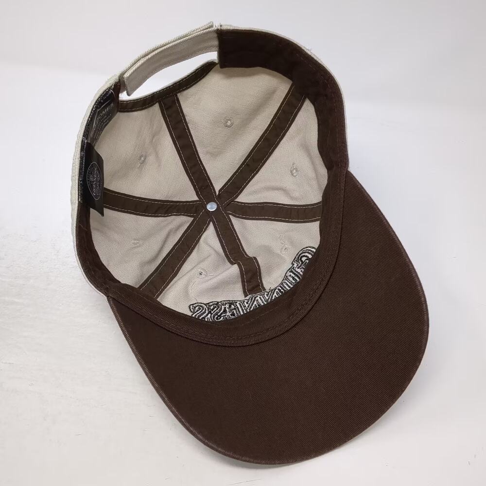 Guinness Baseball Cap Beige Brown OS Hat Strapback Embroidered Strength 1759 - Picture 7 of 9